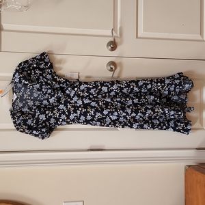 Women's Floral Wrap-Dress